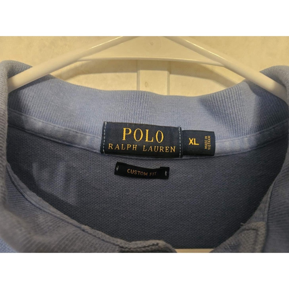 Polo Ralph‎ Lauren Shirt Mens XL Blue Casual Golf Preppy Blue - Picture 3 of 4